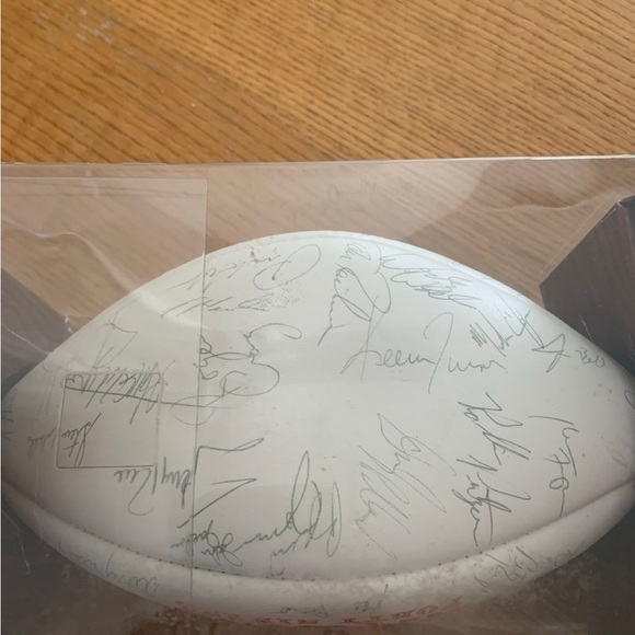 Signed 49rs Super Bowl Football - Picture 4 of 5